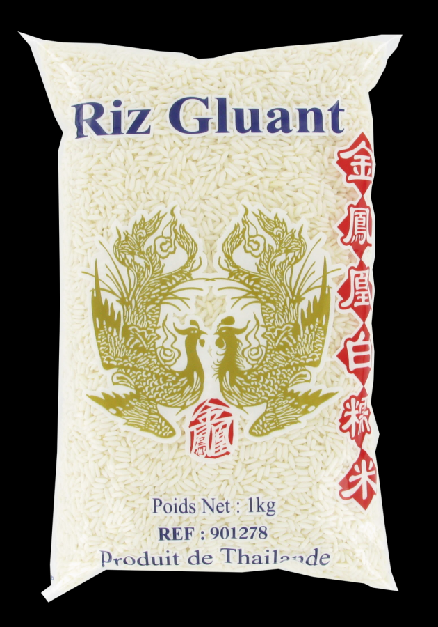 Riz parfumé gluant 1kg Oiseau Celeste